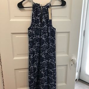 Worn once! Michael Kors harbour blue dress
